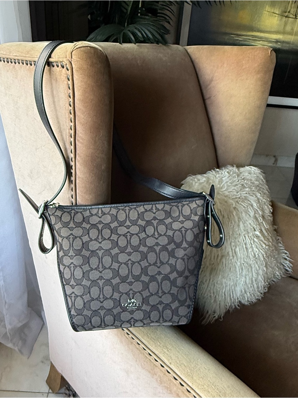Coach Signature Dufflette Crossbody Bag